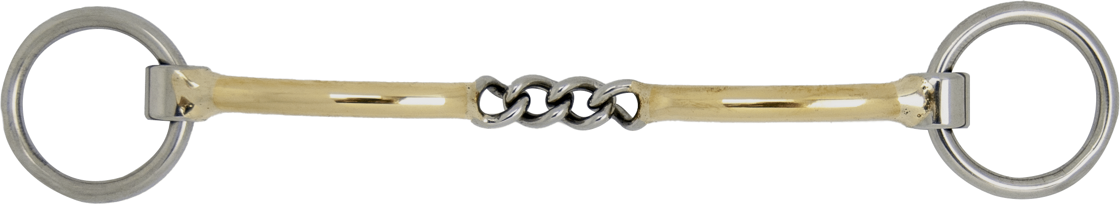 Bowman Smooth Overcheck Bit with Chain Center | Herron's Tack